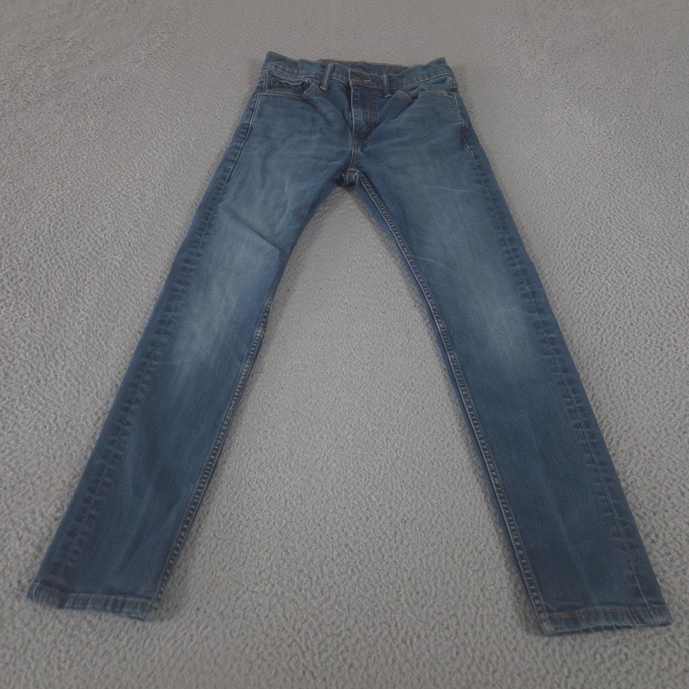 Levi's Jeans Mens 26x28 Blue 510 Skinny Leg Denim Stretch Five Pocket Classic